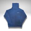 Sweatshirt à capuche oversize écoresponsable Bleu Navy MS 1